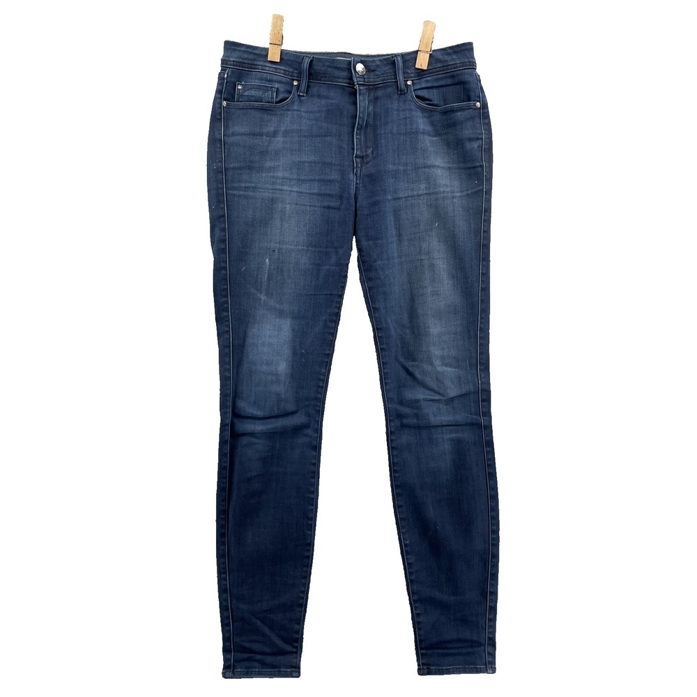 Fidelity Jeans Women's‎ 32* Dark Belvedere High Rise Ultra Slim Classic Academia